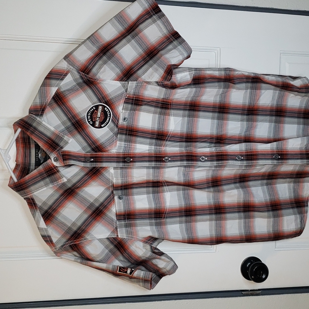 Harley Davidson button up shirt